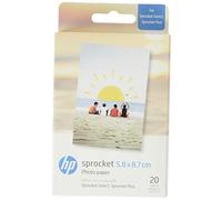 HP Sprocket Plus, Papeles Fotográficos, Térmica, 5.8 x 8.7 cm, Blanco