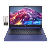 HP Stream - Laptop con Pantalla táctil Micro-Edge HD de 14 Pulgadas, Intel Celeron N4020, 16 GB de RAM, 224 GB de Almacenamiento (eMMC de 64 GB y Juego de estación de Acoplamiento de 160 GB), 1 año