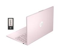 HP Stream Laptop HD de 14 pulgadas, procesador Intel N150, 16 GB de RAM, 288 GB de almacenamiento (128 GB UFS+160 GB de estación de acoplamiento), Intel Graphics, cámara web, Wi-Fi 6, 1 año Office 365