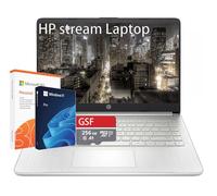 HP Stream Laptop Student Business de 14 pulgadas, Windows 11 Pro, Microsoft 365, Intel Quad-core, 8 GB de RAM, 384 GB de almacenamiento (128 GB eMMC + 256 GB MSD), almacenamiento en la nube de 1 TB