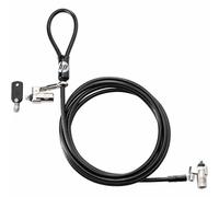 HP T1a65aa Cable De Acero Con Candado A Doble Testa 10mm Kensington Lock