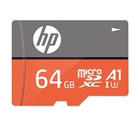 HP Tarjeta de Memoria microSDXC 64GB, U3, A1 App Performance, V30 para vídeo 4K, con Adaptador SD