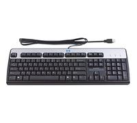 HP Teclado USB HP estándar USB Standard Keyboard, 0.9 kg (1.98 libras) (AZERTY) [importado de Francia]