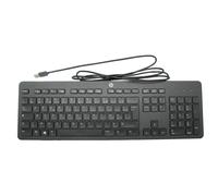 HP Teclado USB Slim Con Cable Azerty Francés FR 13106 Negro Plástico