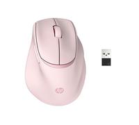 HP Tilt 720M - Ratón inalámbrico ergonómico (Inclinación semivertical 21°, Bluetooth y USB Type-A, Rueda Vertical/Horizontal, Carga rápida, Windows, macOS, ChromeOS, iPadOS, Android) Rosa