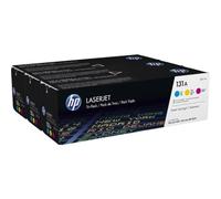 HP Tóner 131A U0SL1AM original, 3 unidades, 1800 páginas (3 unidades), recibirás 1 paquete de 3 unidades