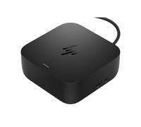 HP USB-C Docking Station 100W G6 / Estación de Acoplamiento Multipuerto con Cable - HDMI 2.1, 2X DisplayPort 1.4, 3X USB-A, USB-C, RJ45, Audio, Compatible con myHP, Windows, macOS y Chrome OS, Negro