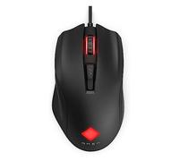 HP USB Fingerprint Mouse - Ratón (Ambidextro, USB, Negro)