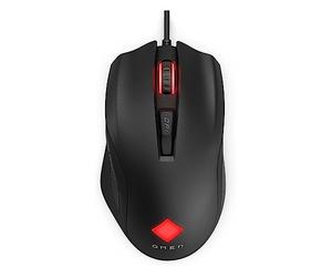 HP USB Fingerprint Mouse - Ratón (Ambidextro, USB, Negro)