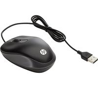 HP USB Travel Mouse - Ratón (Ambidextro, Óptico, USB, 1000 DPI, Negro)