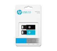 PACK 2 PENDRIVE HP 64GB USB 2.0 V212W NEGRO/AZUL