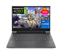 HP Victus 16-r1005ns - Ordenador portátil Gaming de 16.1" (Intel Core i7-14700HX, 16GB RAM, 1TB SSD, NVIDIA GeForce RTX 4060 Graphics, Sin Sistema Operativo) Negro - Teclado QWERTY Español