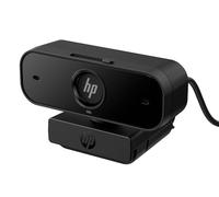 HP Webcam 430 FHD 1080p, Enfoque automático, rotación de 360°, Campo de visión de hasta 85°, Doble micrófono reducción de Ruido, Compatible Zoom, Tapa de privacidad, Color Negro