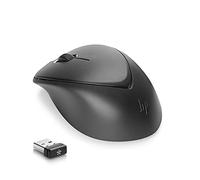 HP Wireless Premium Mouse - Ratón (Ambidextro, Laser, RF inalámbrico, 1200 DPI, Negro)
