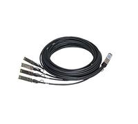 HP X242 QSFP 4x10G SFP+ 3m DAC - Cable de red (3m, SFP+, SFP+) Negro