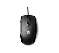 HP X500 - Ratón con Cable (2 Botones y Rueda de Desplazamiento, Conexión con Cable USB, Microsoft Windows XP/Vista/7/8 o Mac OSX), Color Negro