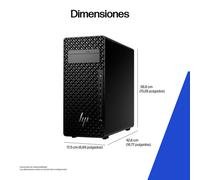 PC Sobremesa HP Z2 Tower G1i Intel Core Ultra 7 265K 64GB 1TB SSD Intel Graphics Windows 11 Pro Wi-Fi 7