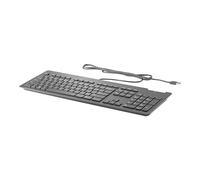 HP Z9H48AA#ABE Teclado de tarjeta inteligente, Diseño español QWERTY, Negro