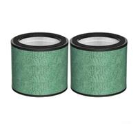 HP072 HP071BRN NeverChange Filtro de repuesto para purificadores de aire Shark HP072, HP071BRN, HP070, UA075, HP072QGD, HP072QGN, HP072C, H13 True HEPA y filtro de carbón activado (paquete de 2)