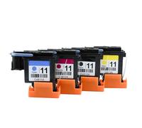 HP11 hp11 Compatible con Cabezal de impresión Designjet 70 100 110 500 510 500PS C4810A C4811A C4812A C4813A(1Set - 4 Pcs)