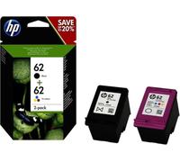 HP Pack de ahorro de 2 cartuchos de tinta original 62 negro/tricolor