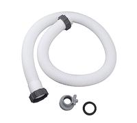 HPAKIGS Pool Pump Replacement Hose 1.5in x 59in | Flexible Sturdy Unimpeded Water Flow | for Pump Unit/Above Ground Pool/Sprinkler System | Includes Adapter