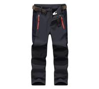Hpbygstae without waterproofs Thermal Pants for Boys and Girls, Snow Pants, Outdoor Winter Pants, Hiking Pants, Softshell Ski Pants for Kids, 130-140