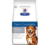 Hills Prescription Diet Derm Complete Pienso para perros con problemas de pelo y piel - Saco de 12 Kg
