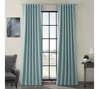 HPD Half Price Drapes BOCH-164712-108 HPD BOCH-164712-108-Cortina de oscurecimiento de habitación, 1 Panel, Color Baya de enebro, Mezcla de poliéster, 50 in x 108 in