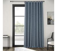 HPD Half Price Drapes Cortinas de Lino sintético con Textura para oscurecer la habitación para Dormitorio, 100 Pulgadas de Ancho x 108 Pulgadas de Largo, Cortinas Extra Anchas para Sala de Estar,