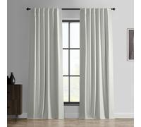 HPD Half Price Drapes Essential - Cortinas Opacas sólidas para Dormitorio, 213 cm de Largo (1 Panel), Cortinas Opacas con Aislamiento térmico para Sala de Estar, Cortinas de Ventana con Bolsillo para