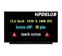 HPDELGB L78717-001 - Pantalla de repuesto para HP 15-EF 15Z-EF 15-EF1013DX 15-EF1023DX 15-EF0023DX 15-EF1001DS 15-EF2027DS 15-EF1041NR - Panel de pantalla táctil LCD de 15.6 pulgadas, 40 pines, 60