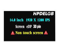 HPDELGB Repuesto para Lenovo ThinkPad T14 T14s P14s Gen 3 21AH 21AJ 21BR 21BS 21CQ 21CR 21AK 21AL Panel de repuesto de pantalla LCD de 14 pulgadas 1920 x 1200 WUXGA 30 pines no táctil