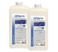 HPderm - Crema limpiadora de microgranos vegetales, suciedad especial - Fuerza 4 / Tracto azul vegano, 1 litro