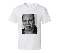 HPDFRRUYIOO Capone Tom Hardy Movie Fan T ShirtWhiteM