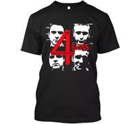HPDFRRUYIOO ! Popular The 4-Skins Single and Rarities English Retro T-Shirt SIZEBlackXXL