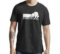 HPDFRRUYIOO Retro Boards of Canada T-Shirt Michael Sandison Marcus Eoin Campfire HeadphaseBlackXXL