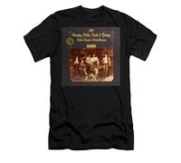 HPDFRRUYIOO Vintage Déjà VU T-Shirt Crosby Stills Nash & Young David Stephen Graham NeilBlackXXL