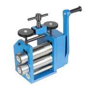 HPDTZ Máquina de laminación 3 en 1, prensa manual de joyas y rodillo para chapa y alambre, laminador para orfebres con relación 1:6, grosor ajustable de 0.03 mm a 6.5 mm