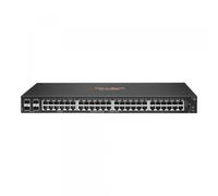 HPE Aruba Networking Aruba 6100 48G 4SFP+ Gestionado L3 Gigabit Ethernet (10/100/1000) 1U Negro
