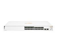 HPE Aruba Networking Aruba Instant On 1830 24G 12p Class4 PoE 2SFP 195W Gestionado L2 Gigabit Ethernet (10/100/1000) Energía sobre Ethernet (PoE) 1U