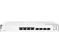 HPE Aruba Conmutador 1830 8G JL811A 8 puertos (4x PoE, 65W) sin ventilador