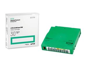 HPE LTO-8 Ultrium 30TB RW Non Custom Labeled Library Pack 20 Data Cartridges with Cases