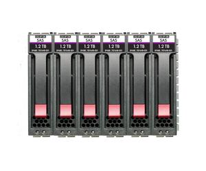 HPE - MSA 14.4TB SAS 12G Enterprise 10K SFF (2.5in) M2 3yr Wty 6-pack HDD Bundle