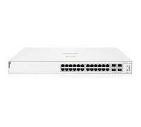HPE Networking Instant On Switch Series 1930 24 Puertos GB Smart Managed Layer 2+ Ethernet Switch con PoE | 24x 1G | 4X SFP+ | 24x CL4 PoE 195W | Cable UK (JL683A#Acc)