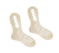 Hperu Bloqueadores de calcetines, 1 par de ensanchadores de calcetines de punto de madera ajustables estilo rayas