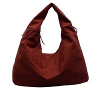 Hperu Bolsas holgadas para mujeres, bolso de hombro de nylon de gran capacidad nylon bolso de comprador casual para uso diario, viajes, trabajo - bolsas holgadas para mujeres