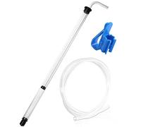 Hperu Bomba de sifón automática de 14 Pulgadas con Tubo y Abrazadera, Kit de fermentación de Vino Transparente para lotes pequeños de Cerveza, Vino Kombucha