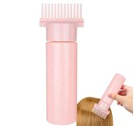 Hperu Botella aplicadora de aceite para el cabello de 180ml con peine y 13 salidas, botella portátil para tinte de raíz para cuidado del cabello, aplicador de aceite para el cuero cabelludo