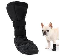 Hperu Botines de Perros para Evitar lamer y retirarse de recuperación de la Herida de Perros para para la Pata lesionada con Botas sin Deslizamiento Ajustables para Caminar al Aire Libre (n